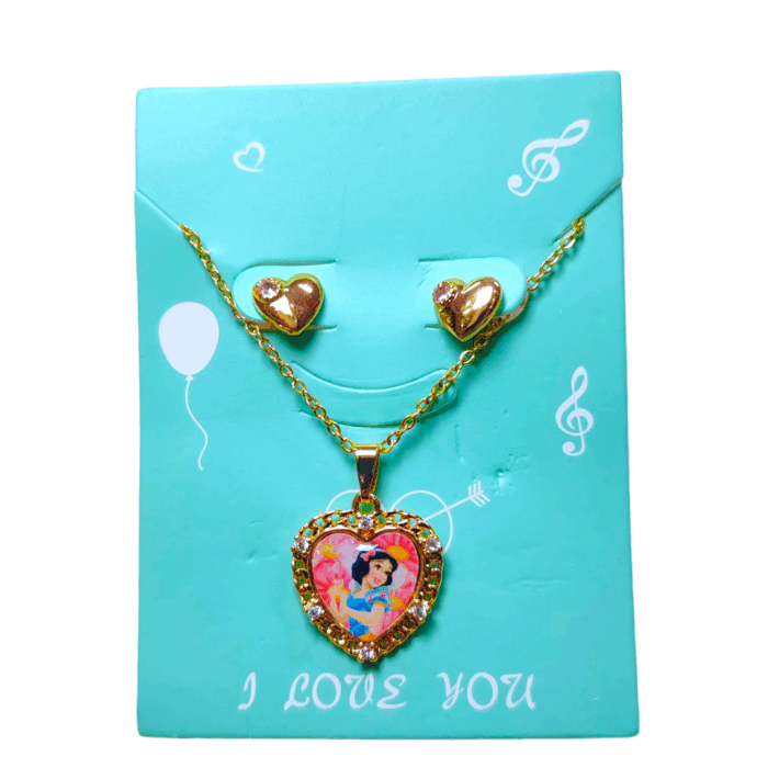 Juego de cadenas para niñas princesas (COVERGOLD) - Imagen 6