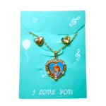 Juego de cadenas para niñas princesas (COVERGOLD) - Imagen 8