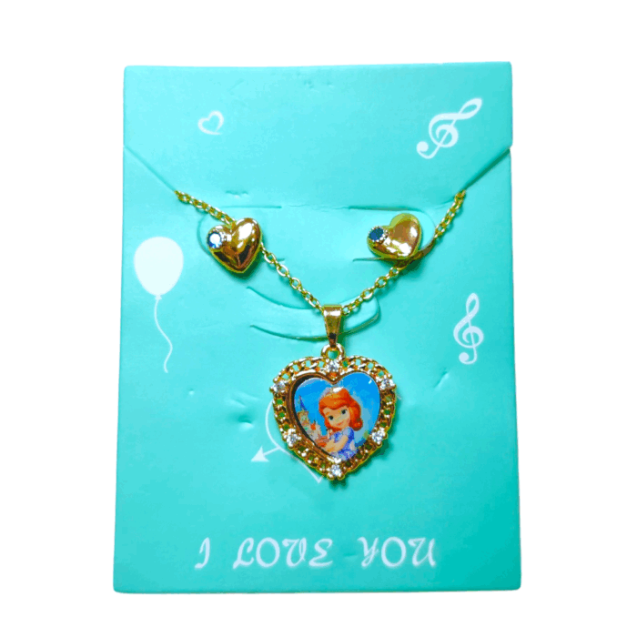 Juego de cadenas para niñas princesas (COVERGOLD) - Imagen 8