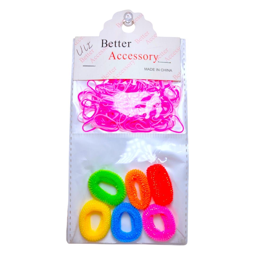 Kit de ligas y moñitas colores Kit de ligas y moñitas colores - Imagen 1