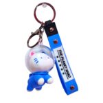 Llavero de lujo perrito y gatito con esfera - Imagen 2