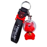 Llavero de lujo perrito y gatito con esfera - Imagen 8