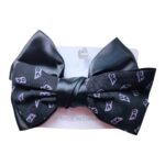 Lazo moña pinza estampado
