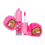 Lip gloss magic con llavero de pompom CAPIBARA RIMOCCO
