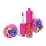 Lip gloss magic con llavero de pompom STICHS RIMOCCO