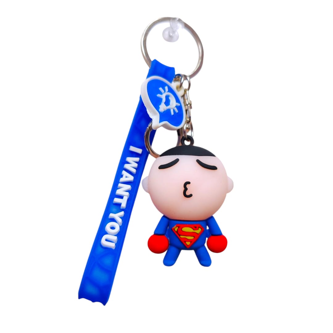 MARVEL CABEZON Llavero liga de la justia CARTOON - Imagen 1