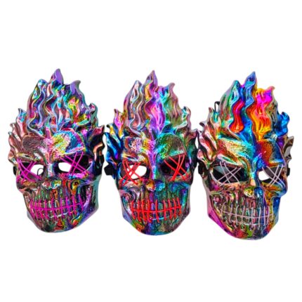 Mascara ghost rider led