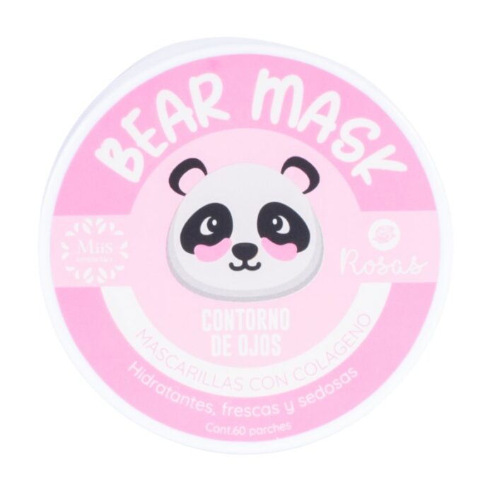 Mascarilla de arándanos Mascarilla Contorno De Ojos Rosas Bear Mask Miis Cosmetics X 60 Parches - Imagen 1
