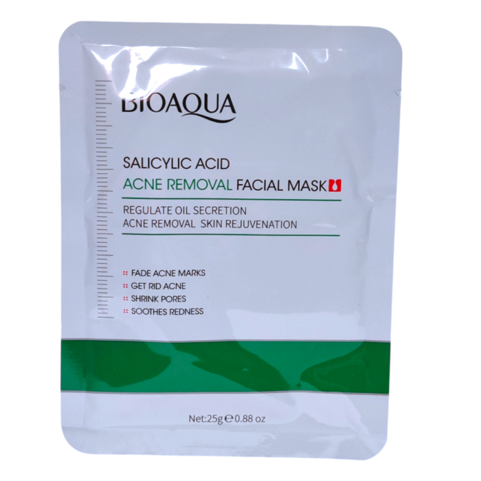 Mascarilla en VELO DE ÁCIDO SALICÍLICO BIOAQUA - Imagen 1