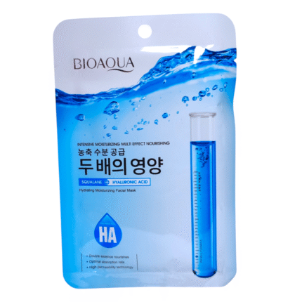 Mascarilla en velo ACIDO HIALURONICO  + ESQUALAND BIOAQUA