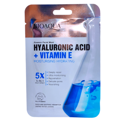 Mascarilla en velo ACIDO HIALURONICO  + VITAMINA E BIOAQUA