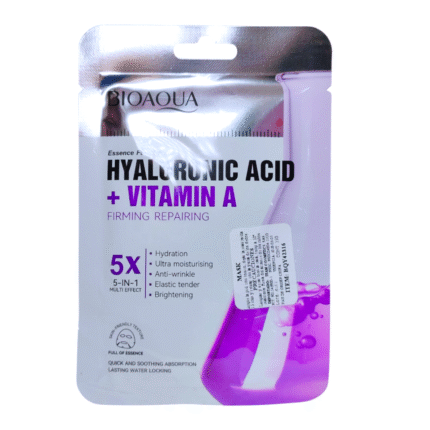 Mascarilla en velo ACIDO HIALURONICO Y VITAMINA A BIOAQUA