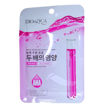 Mascarilla en velo DE ACIDO FRUTAL Y NICOTINAMIDA BIOAQUA