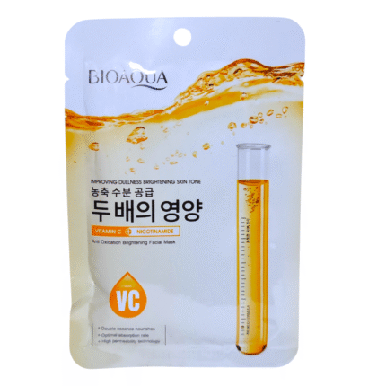 Mascarilla en velo DE VITAMINA C Y NICOTINAMIDA BIOAQUA
