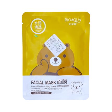 Mascarilla en velo de té verde OSITO BIOAQUA