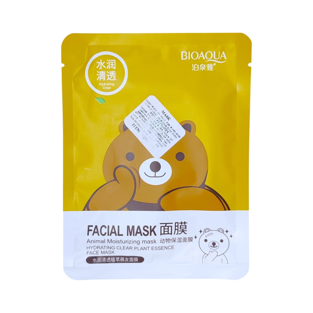 Mascarilla en velo de té verde OSITO BIOAQUA 2 Mascarilla en velo de té verde OSITO BIOAQUA - Imagen 1