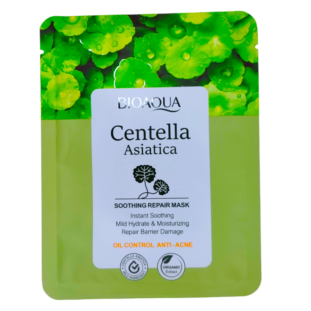 Mascarilla facial en velo CENTELLA ASIATICA BIOAQUA Mascarilla facial en velo CENTELLA ASIATICA BIOAQUA - Imagen 1