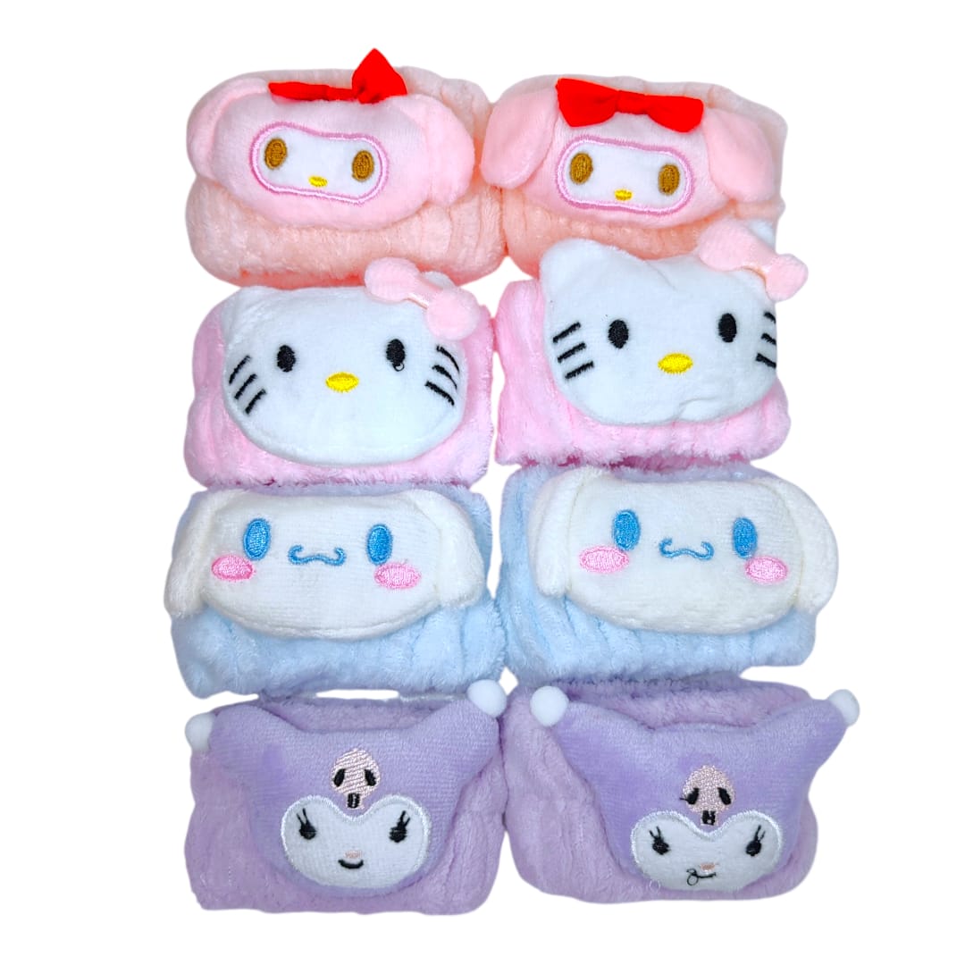 Muñequeras para maquillaje SANRIO 1 Muñequeras para maquillaje SANRIO - Imagen 2