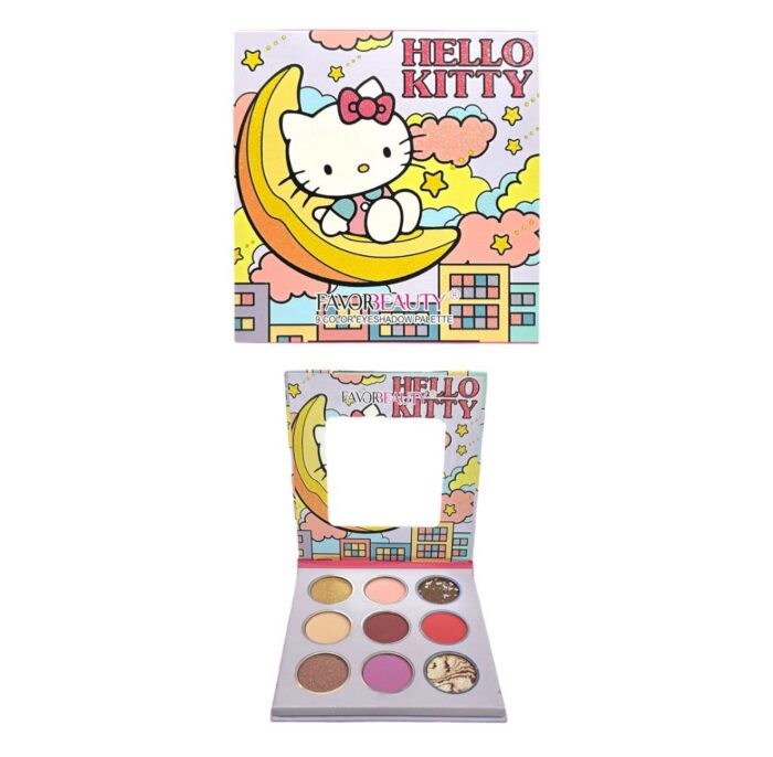 Sombra HELLO KITTY x9 tonos FAVOR BEAUTY - Imagen 5