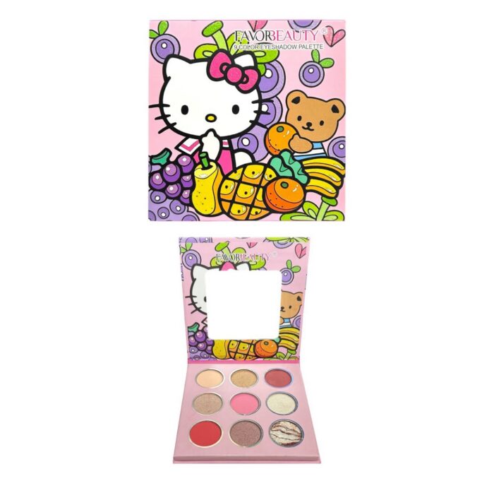 Sombra HELLO KITTY x9 tonos FAVOR BEAUTY - Imagen 2