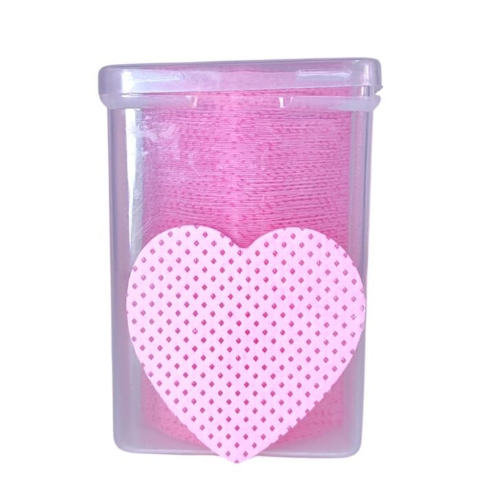 Pañitos limpiadores de corazón para uñas - Imagen 1