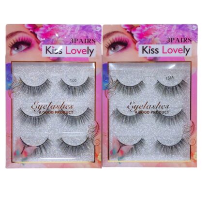 Set de pestañas x4 LOVELY