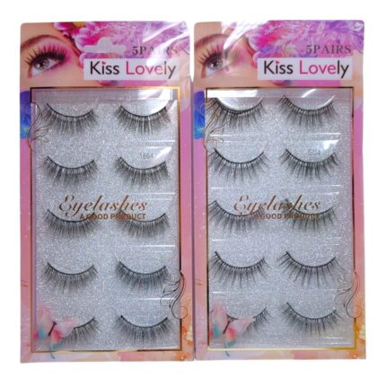 Set de pestañas x6 LOVELY