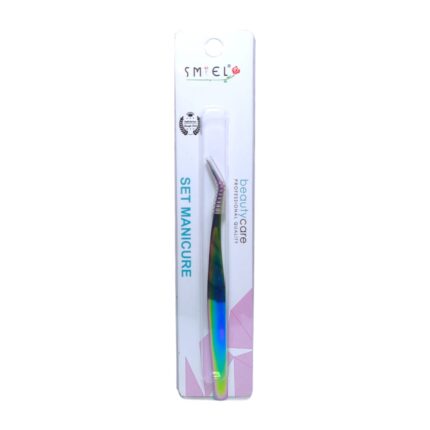 Pinza profesional curva para pestañas