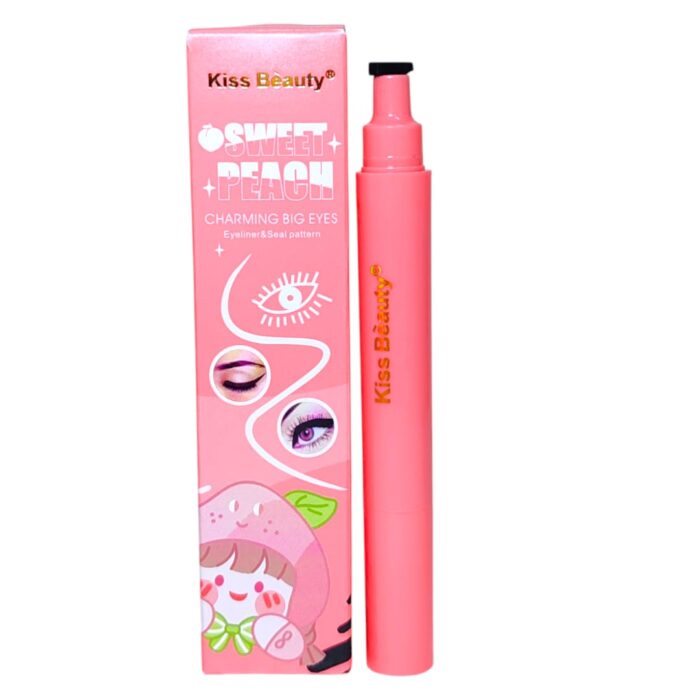 Delineador punta doble KISS BEAUTY APRUEBA DE AGUA - Imagen 2