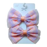 Par de lazos corbatica estampado