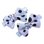 Par de pinzas pequeñas para cabello