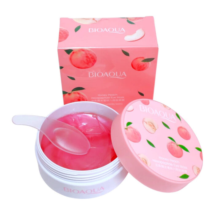 Parches de Colágeno x30 pares PEACH HONEY BIOAQUA - Imagen 2
