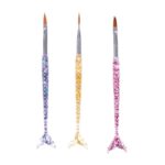 Pincel liner x3 sirena con mirellas