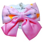 Pinza individual moño estampado + unicolor - Imagen 2