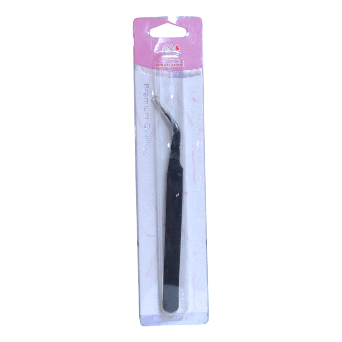 Pinza para pestaña curva negra - Imagen 1