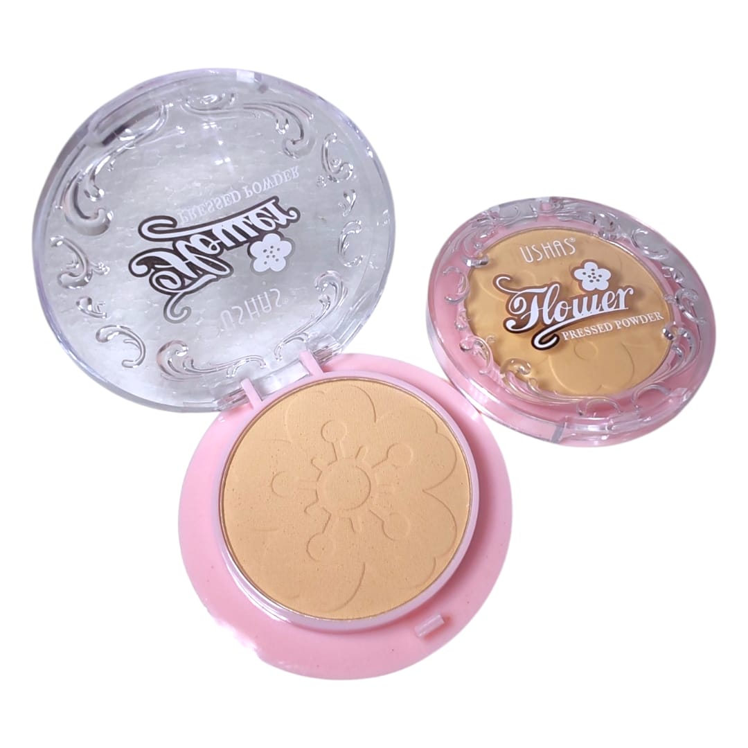 Polvo Flower Pressed Ushas Tonos B1 Polvo Flower Pressed Ushas Tonos CLAROS - Imagen 1