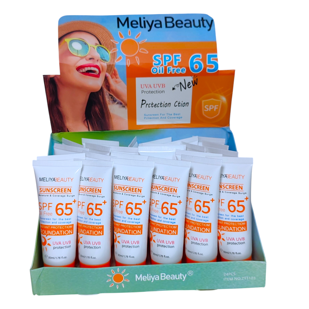 Protector solar SPF 65 MELIYA BEAUTY 2 Protector solar SPF 65 MELIYA BEAUTY - Imagen 2
