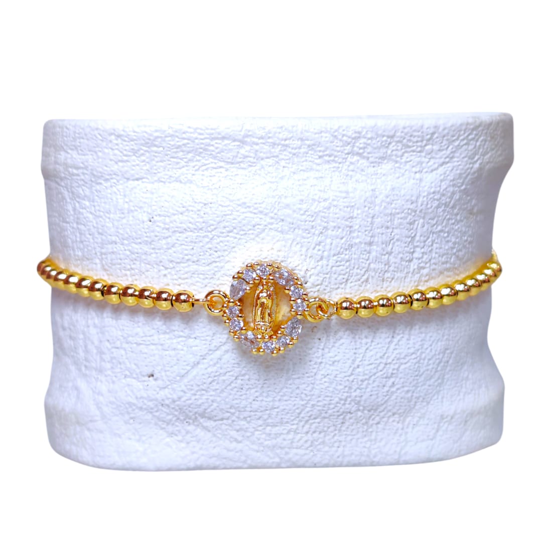 Pulsera ajustable de lujo COVERGOLD virgen Pulsera virgen ajustable de lujo COVERGOLD - Imagen 1