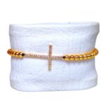 Pulsera tejida en acero