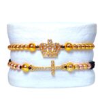 Pulsera tejida en acero - Imagen 2