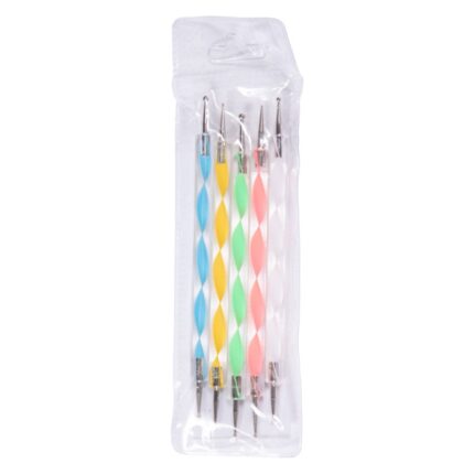 Puntero Para Uñas 5 Piezas Doble Punta