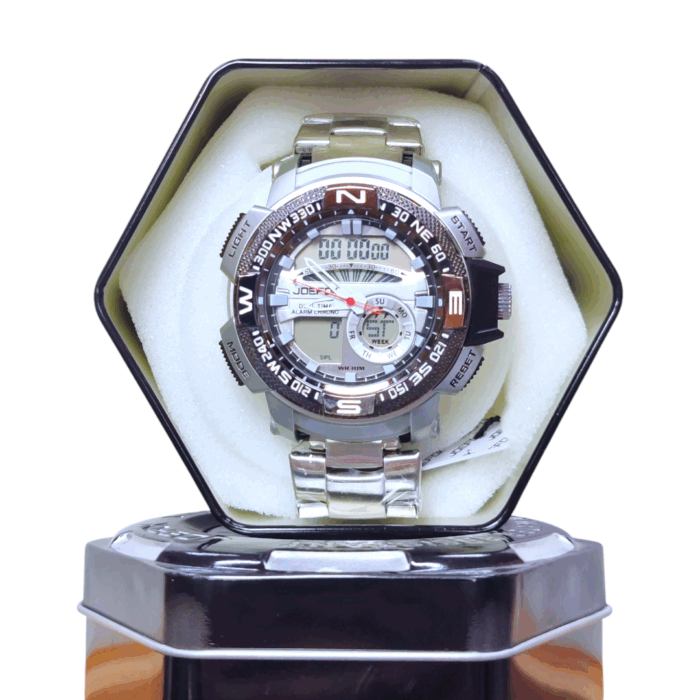 Reloj para CABALLERO ACERO JOEFOX PULSO METALICO - Imagen 3