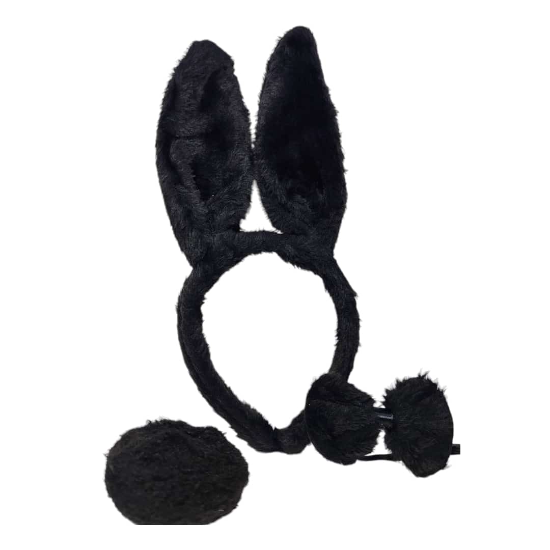 SET DE CONEJA NEGRA Accesorios para coneja - Imagen 2