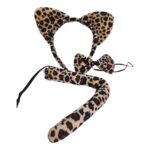 Accesorios para disfraz de gatita o leopardo - Imagen 4