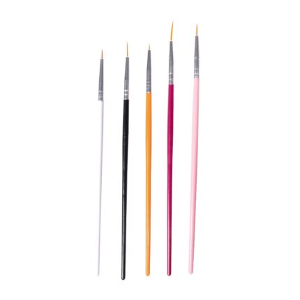 Set de pinceles liner x5 piezas