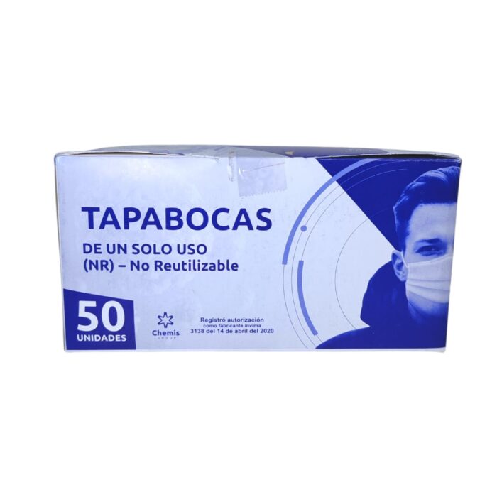Tapa BOCAS NR 3 capas  (CAJA X50 UNIDADES) - Imagen 2