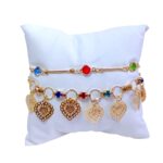 Tobillera doble en COVERGOLD FINO - Imagen 9