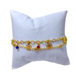 Tobillera doble en COVERGOLD FINO - Imagen 5