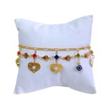 Tobillera doble en COVERGOLD FINO - Imagen 3