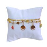 Tobillera doble en COVERGOLD FINO - Imagen 2